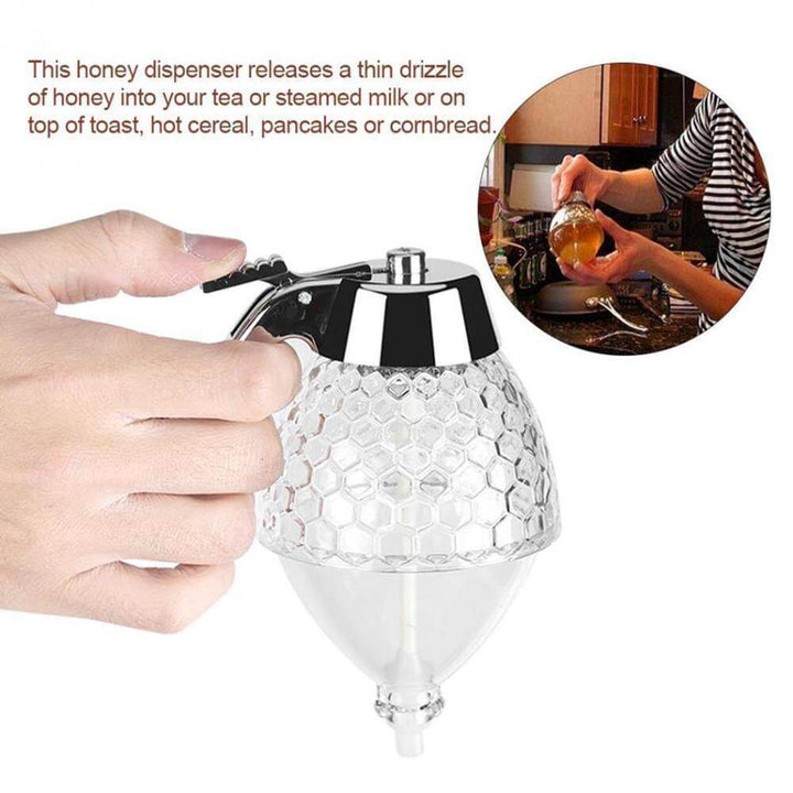 Lisslune | Honeycomb Jar Honey Dispenser
