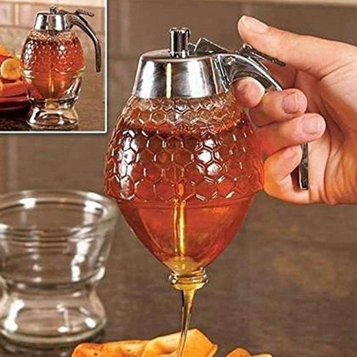 Lisslune | Honeycomb Jar Honey Dispenser