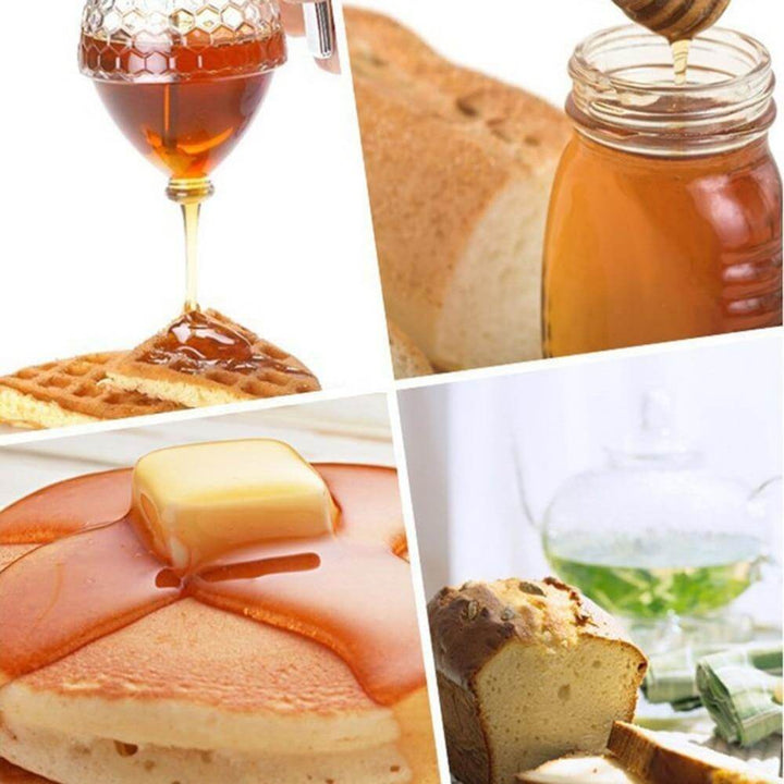 Lisslune | Honeycomb Jar Honey Dispenser