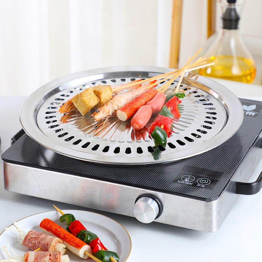 Lisslune | Korean Portable Non-stick BBQ Grill Pan