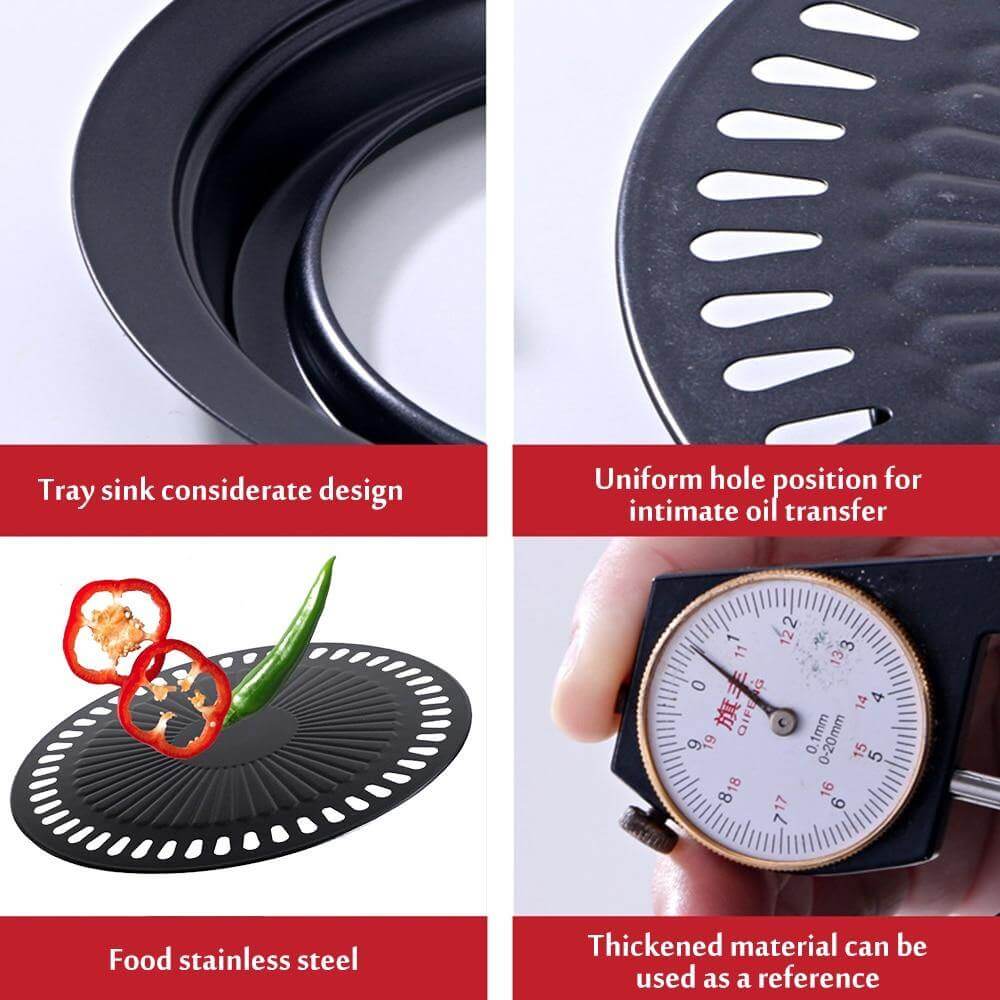 Lisslune | Korean Portable Non-stick BBQ Grill Pan
