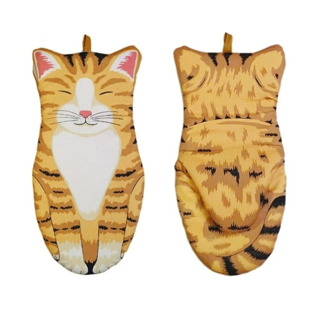 Lisslune | Cute Cat Paws Oven Mitts