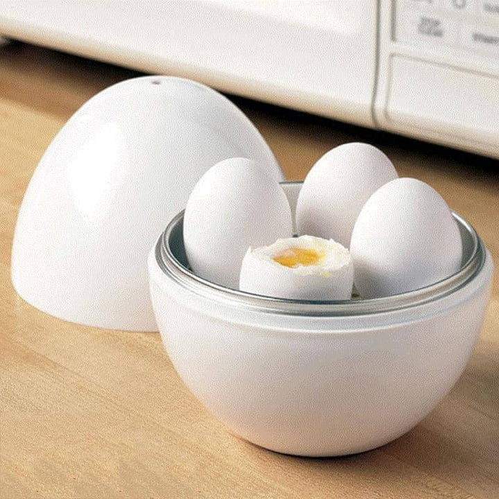 Lisslune | Easy Quick Microwave Egg Steamer Boiler