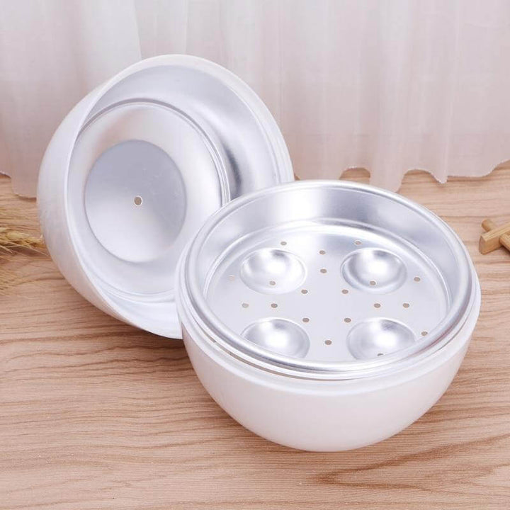 Lisslune | Easy Quick Microwave Egg Steamer Boiler
