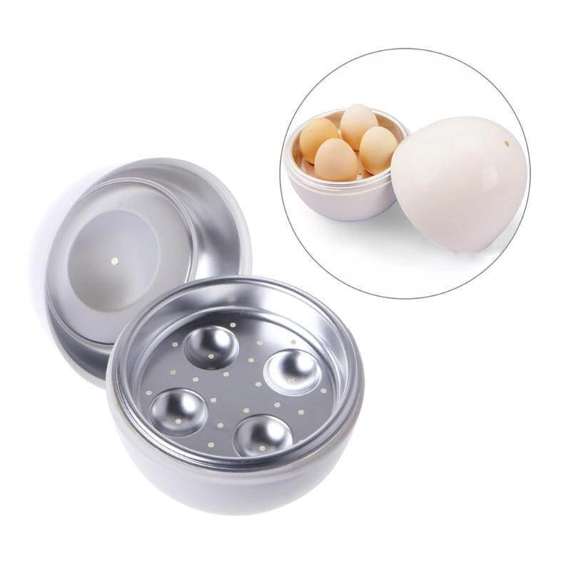 Lisslune | Easy Quick Microwave Egg Steamer Boiler