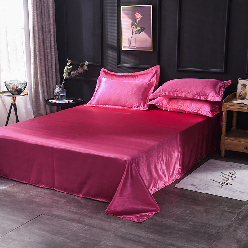 Lisslune | Satin Bed Sheets or Pillowcases - Various Colors