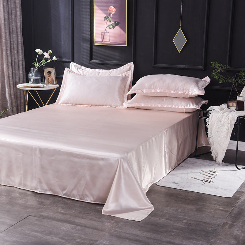 Lisslune | Satin Bed Sheets or Pillowcases - Various Colors