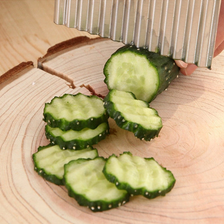 Lisslune | Stainless Steel Wavy Potato Slicer