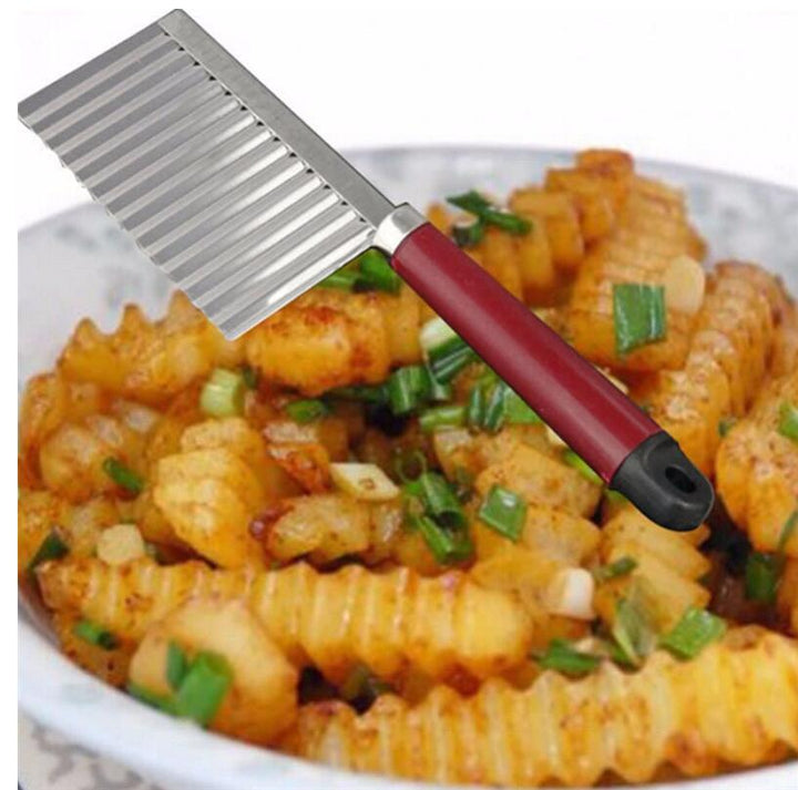Lisslune | Stainless Steel Wavy Potato Slicer