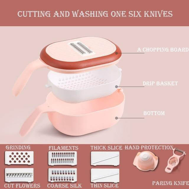 Lisslune | Multifunctional Fast Vegetable Slicer with Strainer