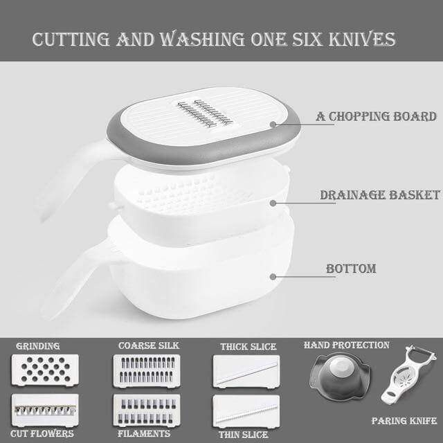 Lisslune | Multifunctional Fast Vegetable Slicer with Strainer