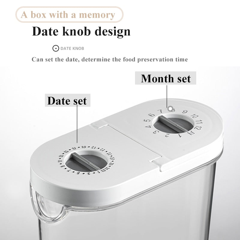 Lisslune | Smart Multi-Grain Storage Container