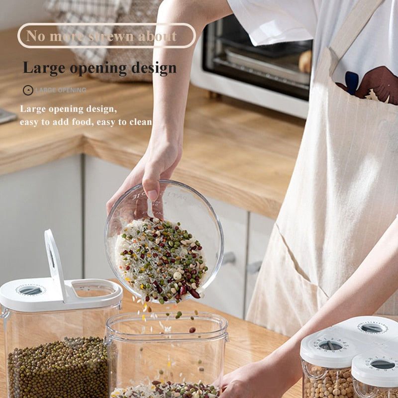 Lisslune | Smart Multi-Grain Storage Container