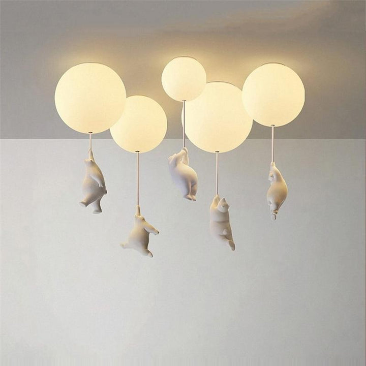 Lisslune | Balloon Bear Ceiling Light