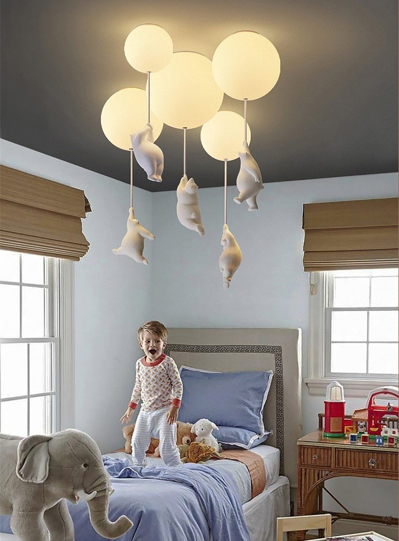 Lisslune | Balloon Bear Ceiling Light