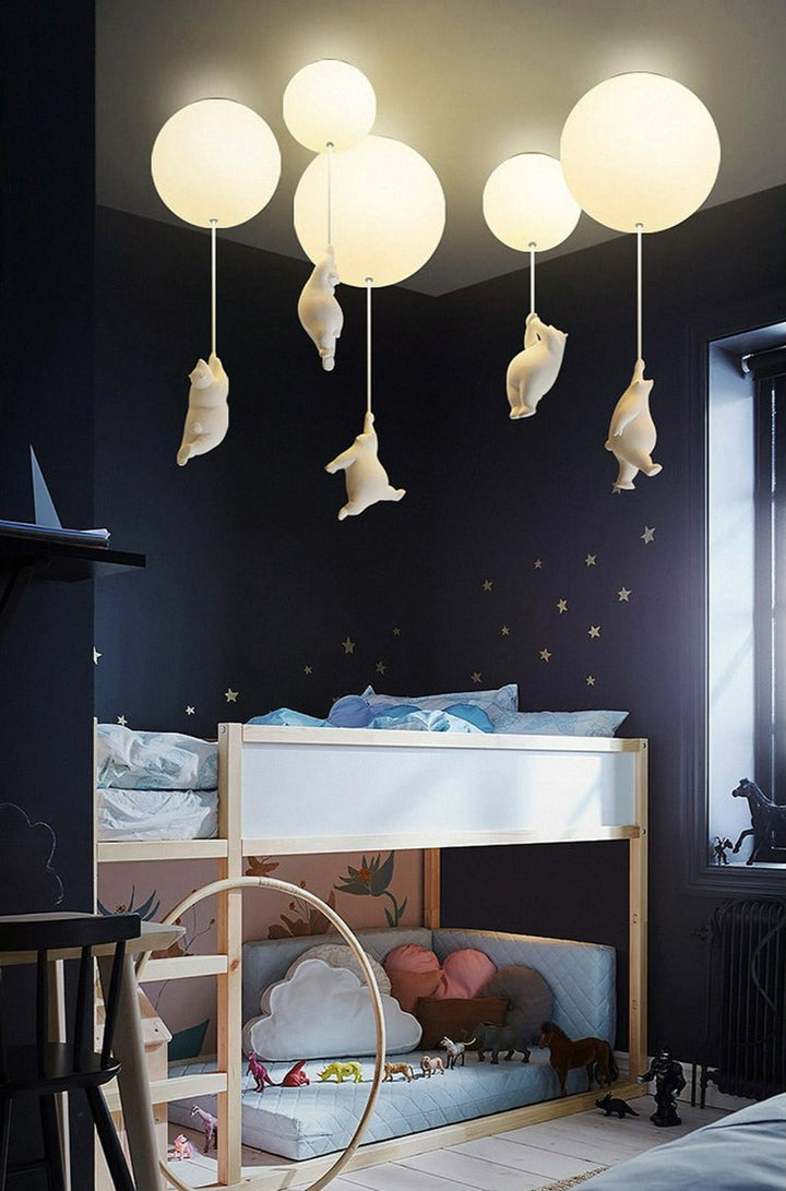 Lisslune | Balloon Bear Ceiling Light
