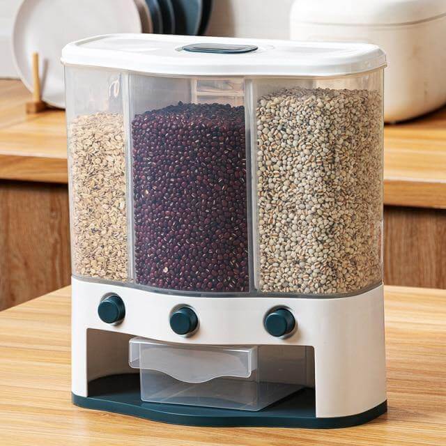 Lisslune | Wall-Mounted Automatic Kitchen Grain Rice Storage Tank