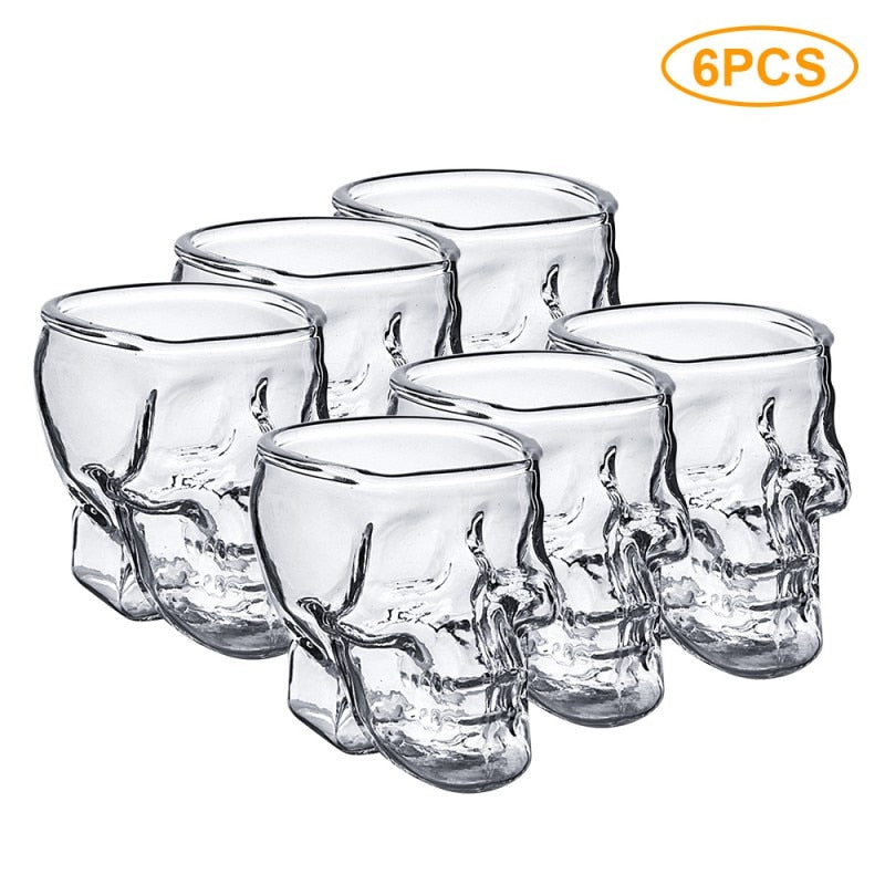 Lisslune | 3D Transparent Skull Crystal Mug