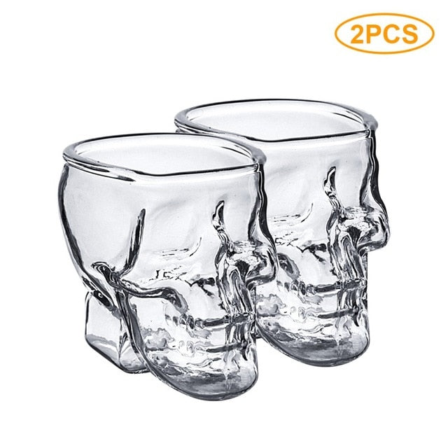Lisslune | 3D Transparent Skull Crystal Mug