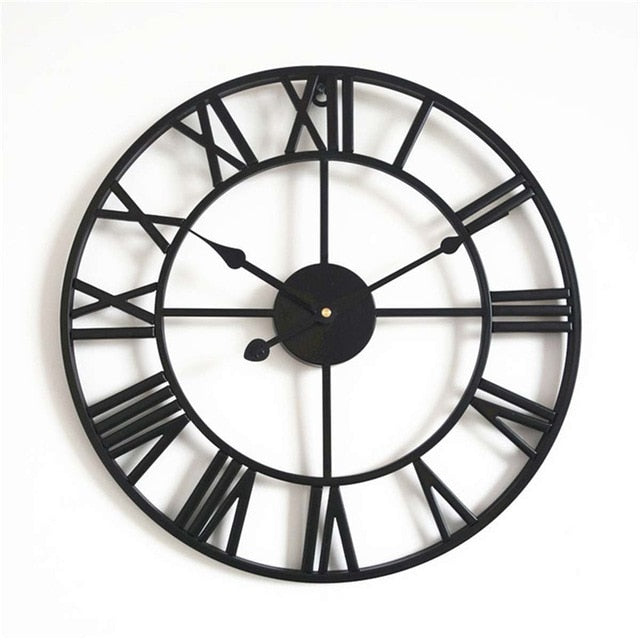 Lisslune | 3D Large Roman Numerals Wall Clock Home