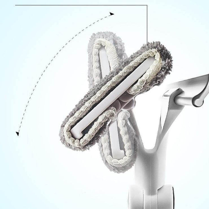 Lisslune | Long Handle Rotating Easy Window Cleaner Mop