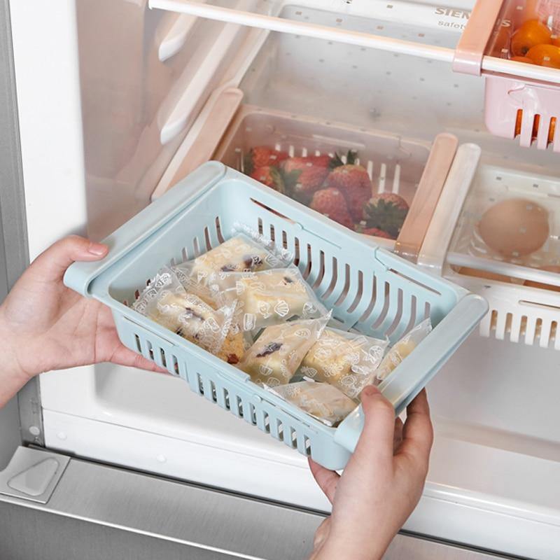 Lisslune | Adjustable Fridge Storage Drawer