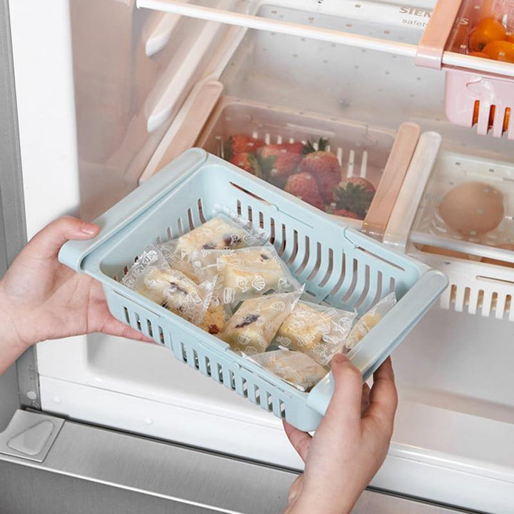 Lisslune | Adjustable Fridge Storage Drawer