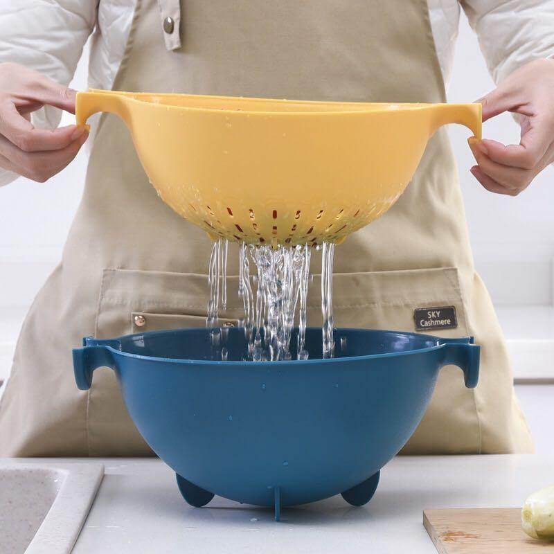 Lisslune | Pastel Double Drain Basket Bowl