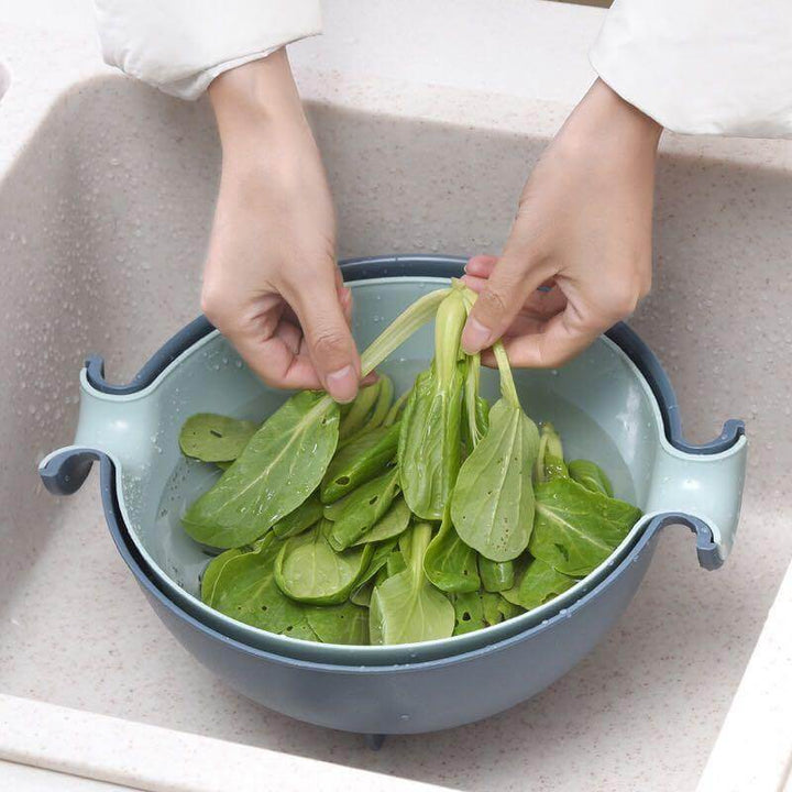 Lisslune | Pastel Double Drain Basket Bowl