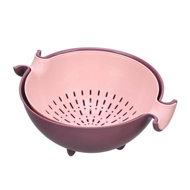 Lisslune | Pastel Double Drain Basket Bowl