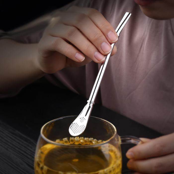 Lisslune | Stainless Steel Tea Straw Spoons