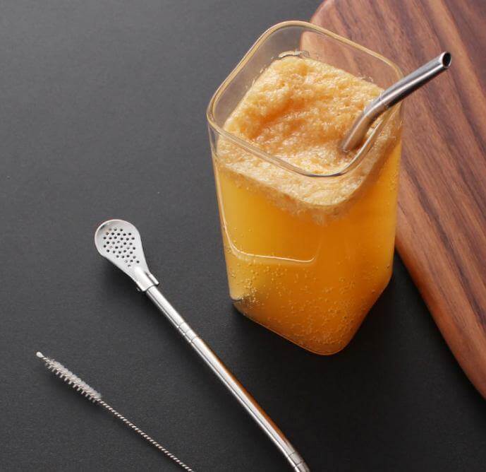 Lisslune | Stainless Steel Tea Straw Spoons