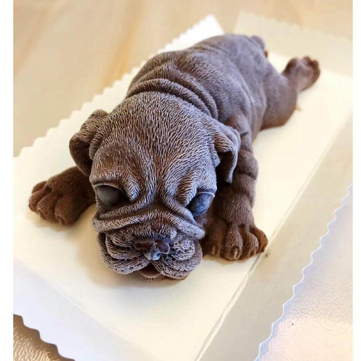 Lisslune | 3D Cute Dog Shaped Ice Cream Chocolate Silicone Mold