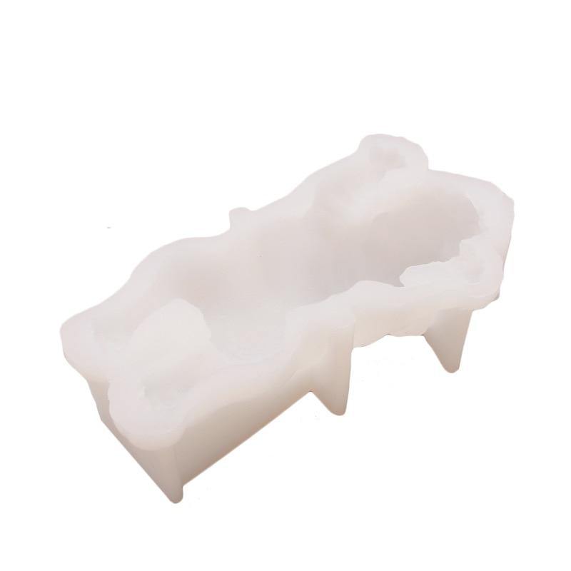Lisslune | 3D Cute Dog Shaped Ice Cream Chocolate Silicone Mold