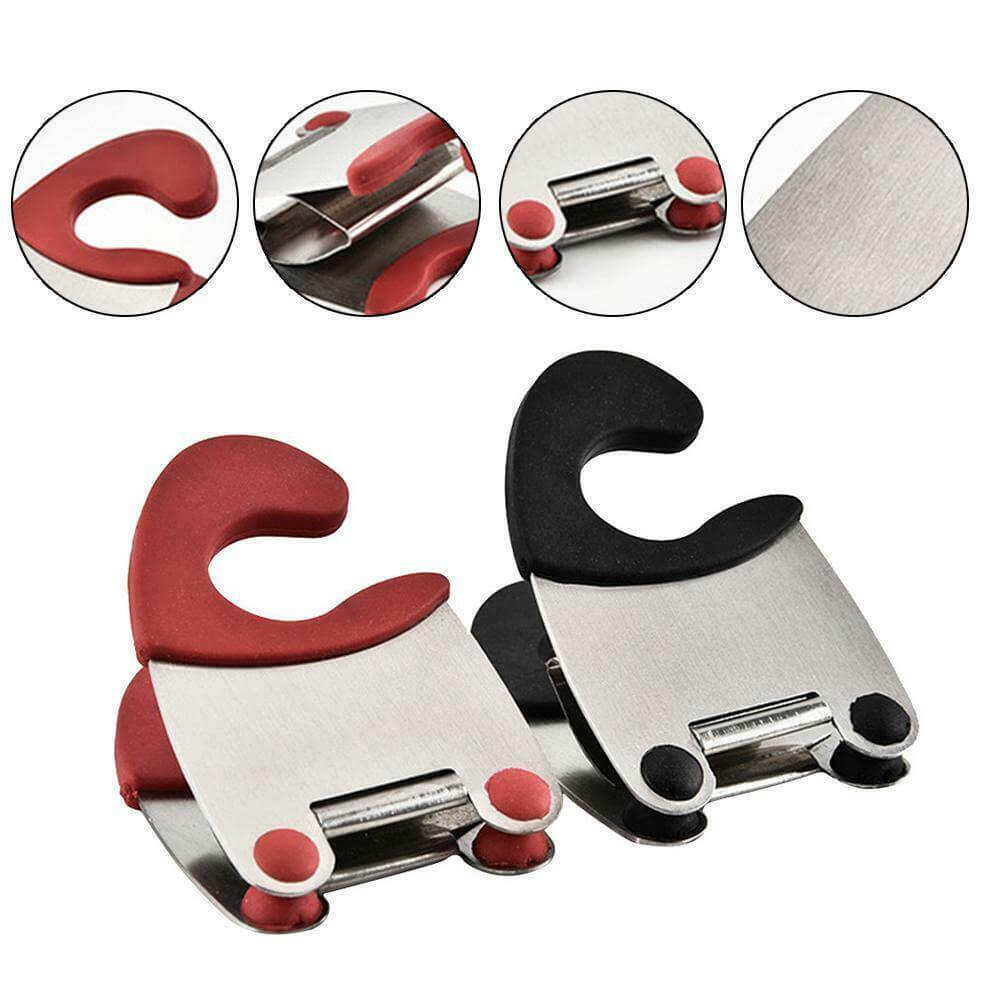 Lisslune | Stainless Steel Pot Side Clip Spoon Holder