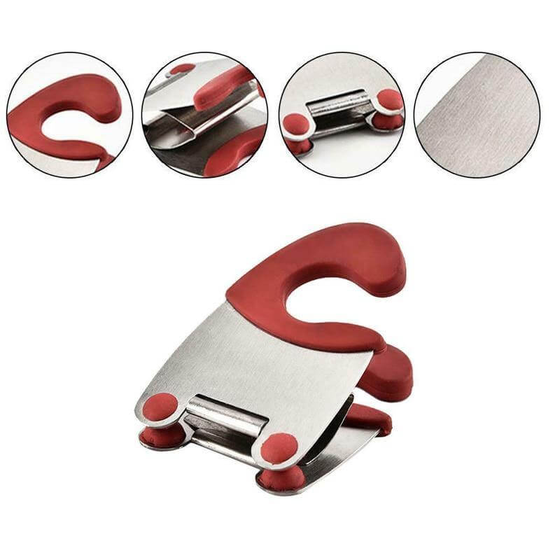 Lisslune | Stainless Steel Pot Side Clip Spoon Holder