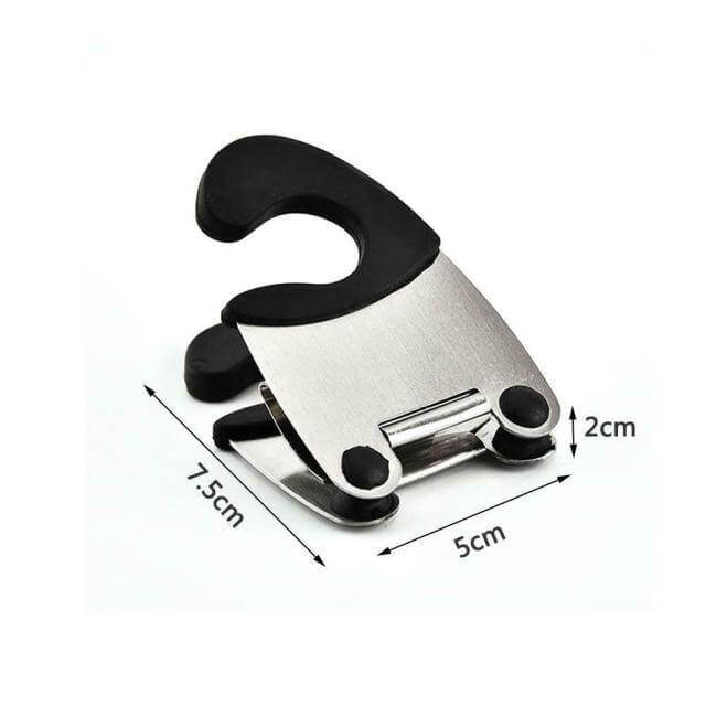 Lisslune | Stainless Steel Pot Side Clip Spoon Holder