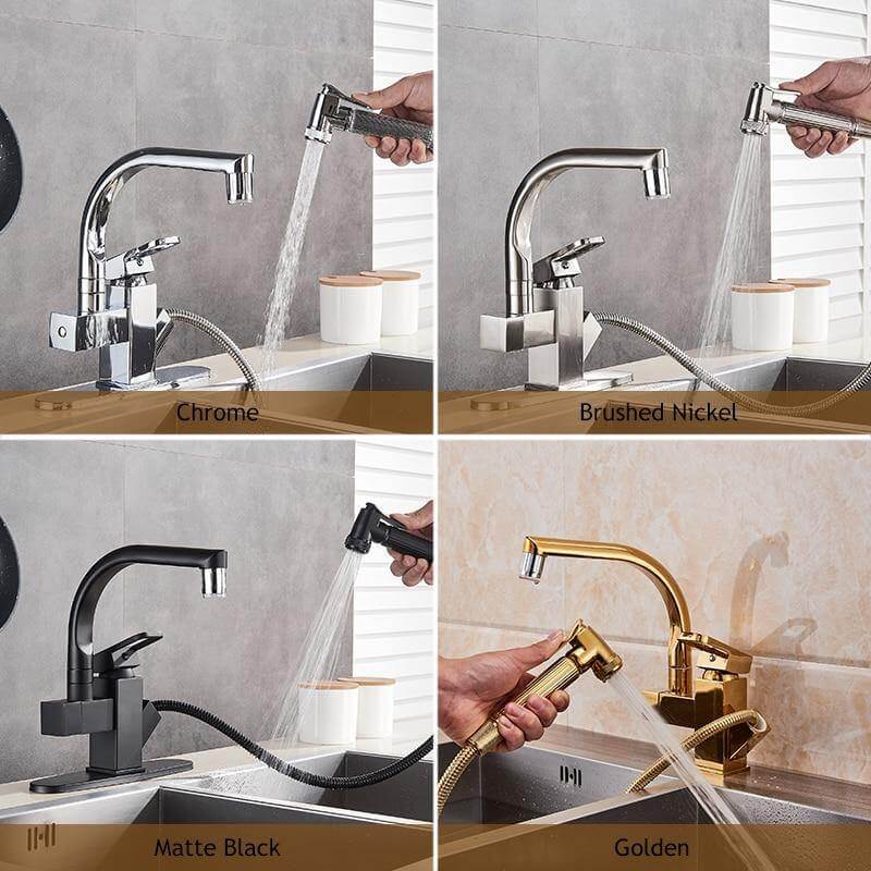 Lisslune | 2in1 Elegant 360 Rotating Sink Faucet