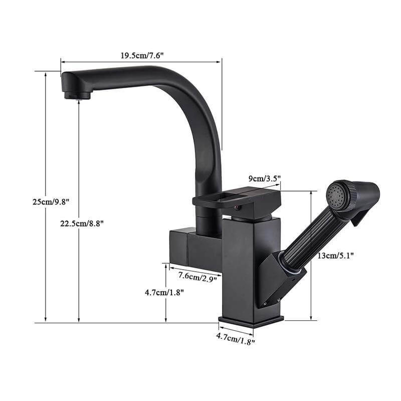 Lisslune | 2in1 Elegant 360 Rotating Sink Faucet