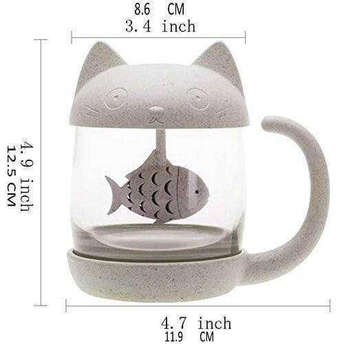 Lisslune | Cute Tea Mug Cup with Filter