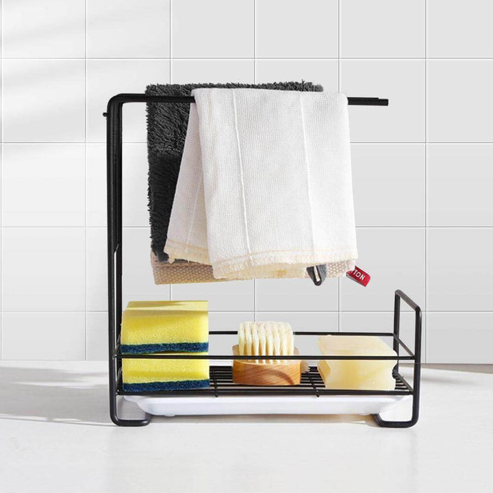 Lisslune | Iron Space Saving Kitchen Sink Drying Rack