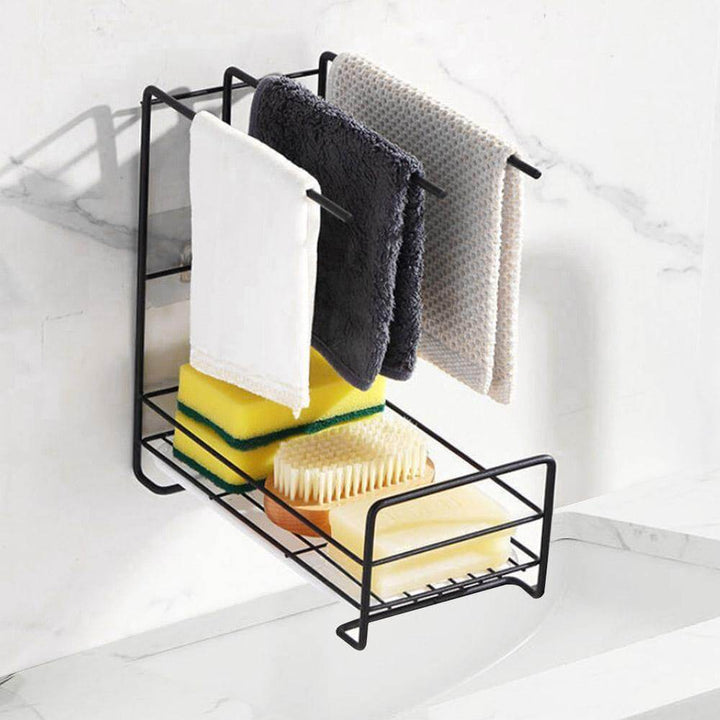 Lisslune | Iron Space Saving Kitchen Sink Drying Rack