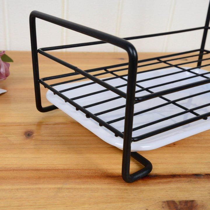 Lisslune | Iron Space Saving Kitchen Sink Drying Rack