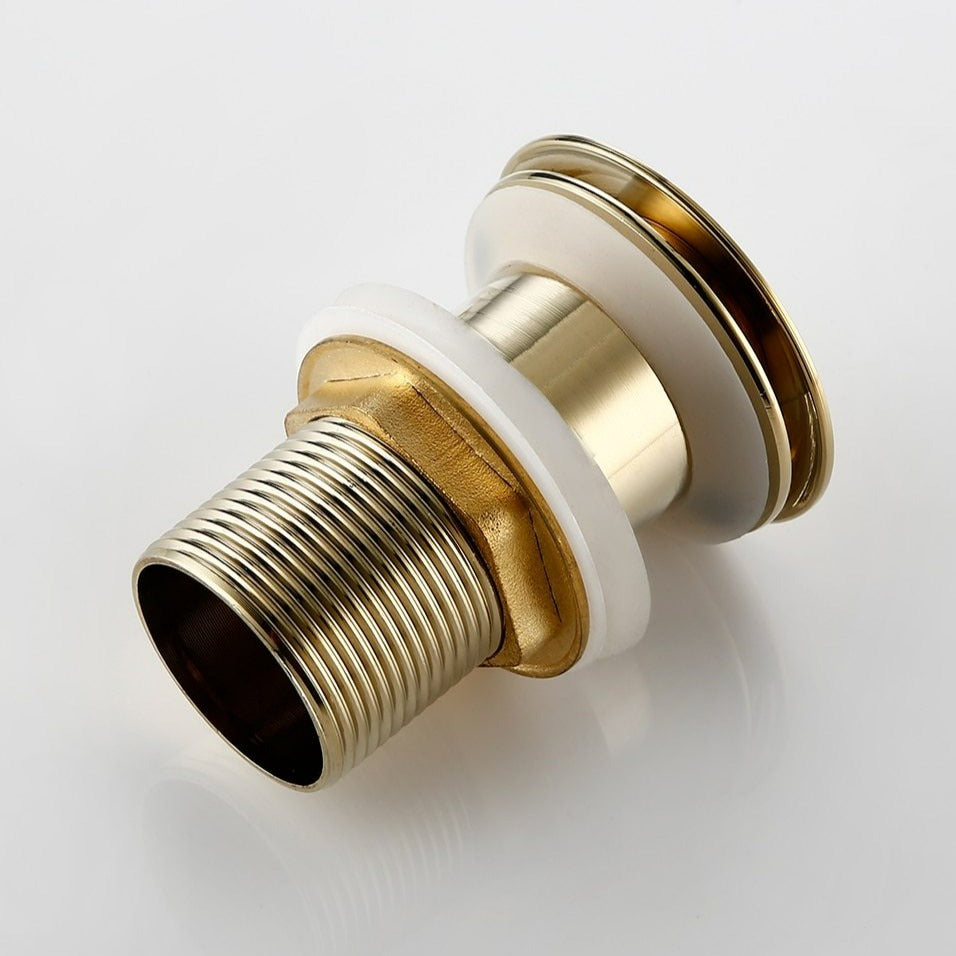 Lisslune | Polished brass sink drains