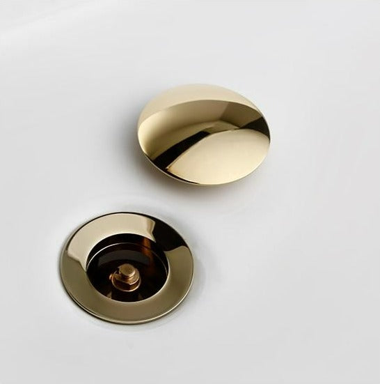 Lisslune | Polished brass sink drains