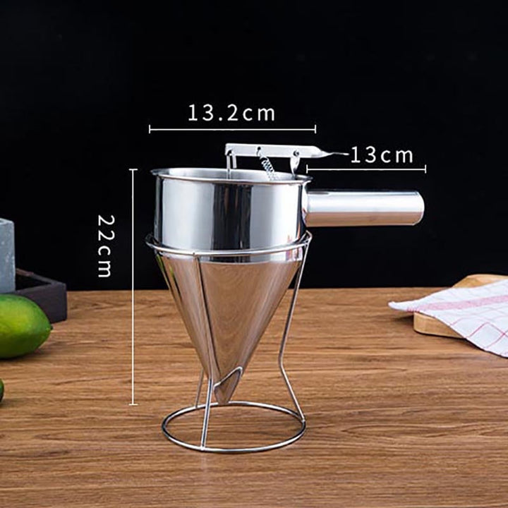 Lisslune | Stainless Steel Handheld Batter Dispenser