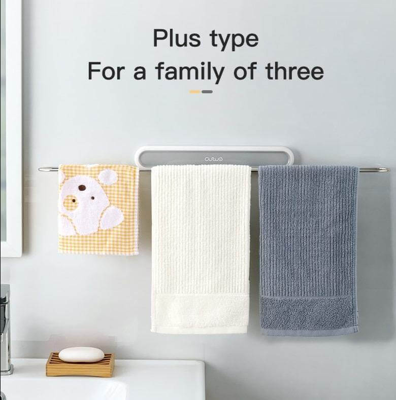 Lisslune | Stainless Steel Wall-Mounted Foldable Towel Hanger