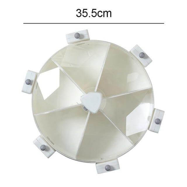 Lisslune | Wall Mounted 360 Degree Rotatable Cereals Grain Storage