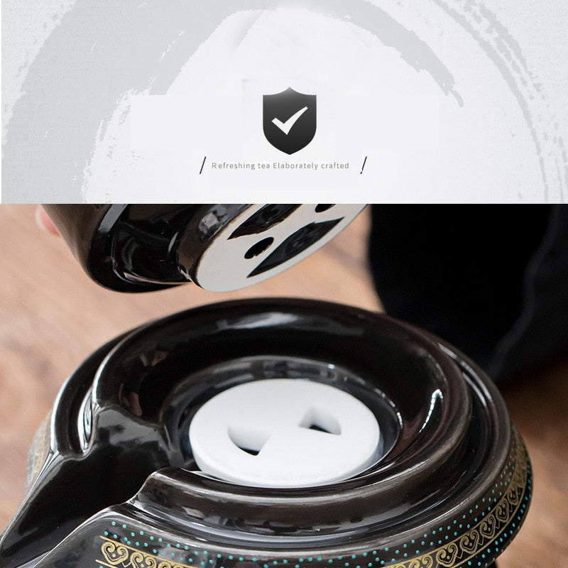 Lisslune | Vintage Chinese Style Unique Ceramic Tea Set