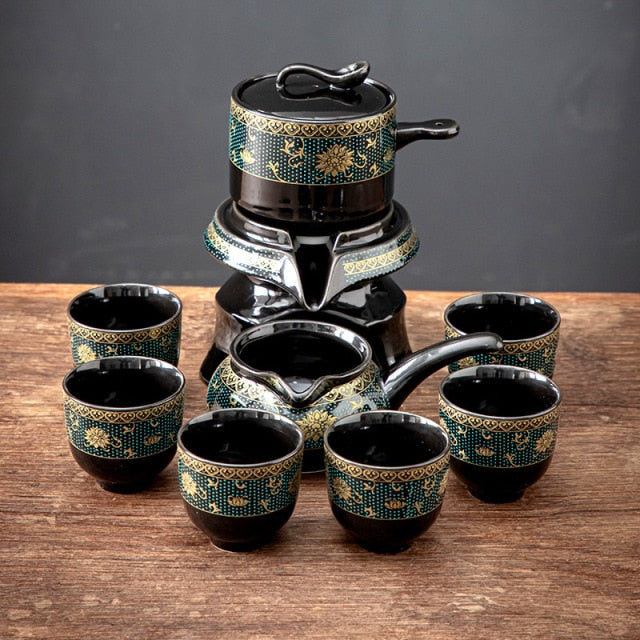 Lisslune | Vintage Chinese Style Unique Ceramic Tea Set
